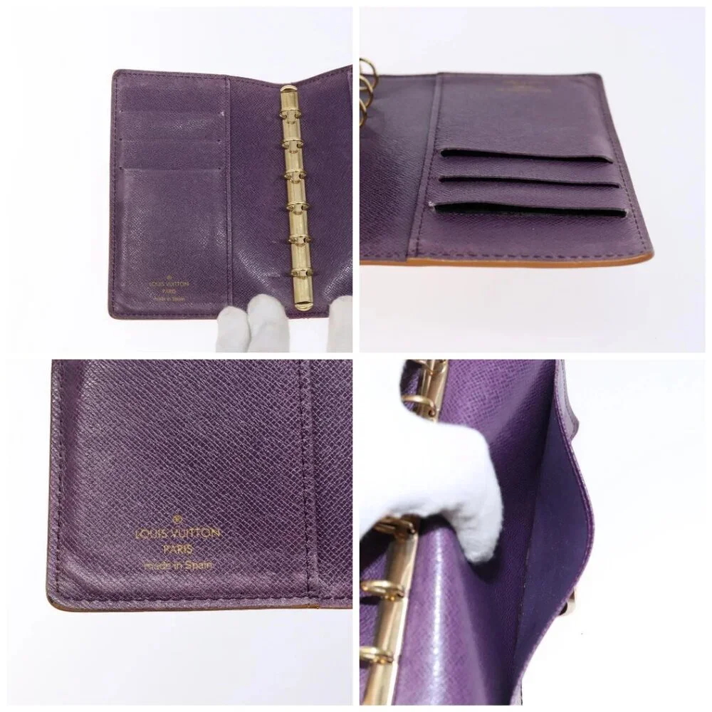 LOUIS VUITTON Epi Agenda PM Day Planner Cover Yellow R20059 LV Auth 139610